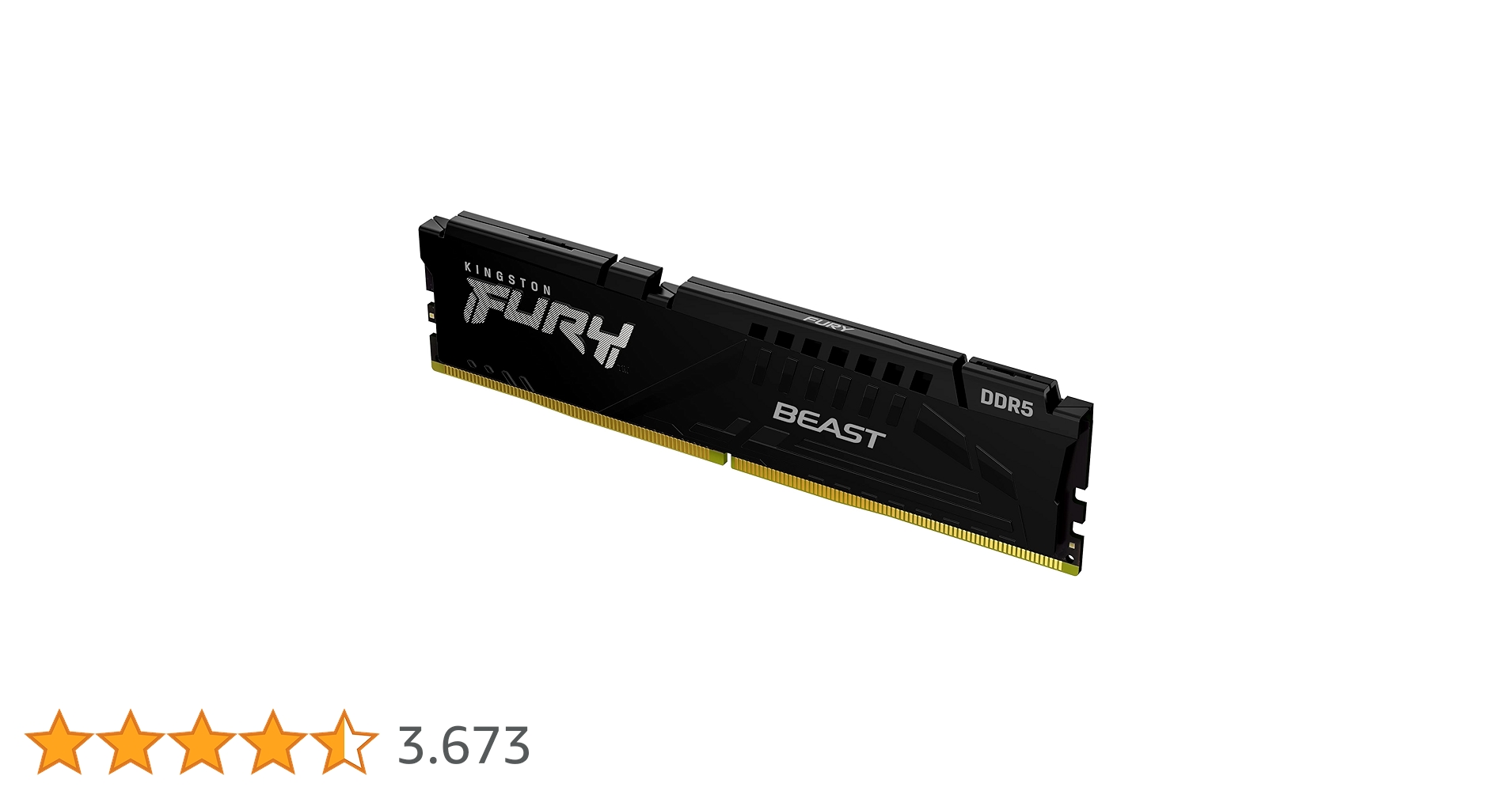 Kingston FURY Beast Negro DDR5 32GB 5600MT/s CL40 DIMM Memoria